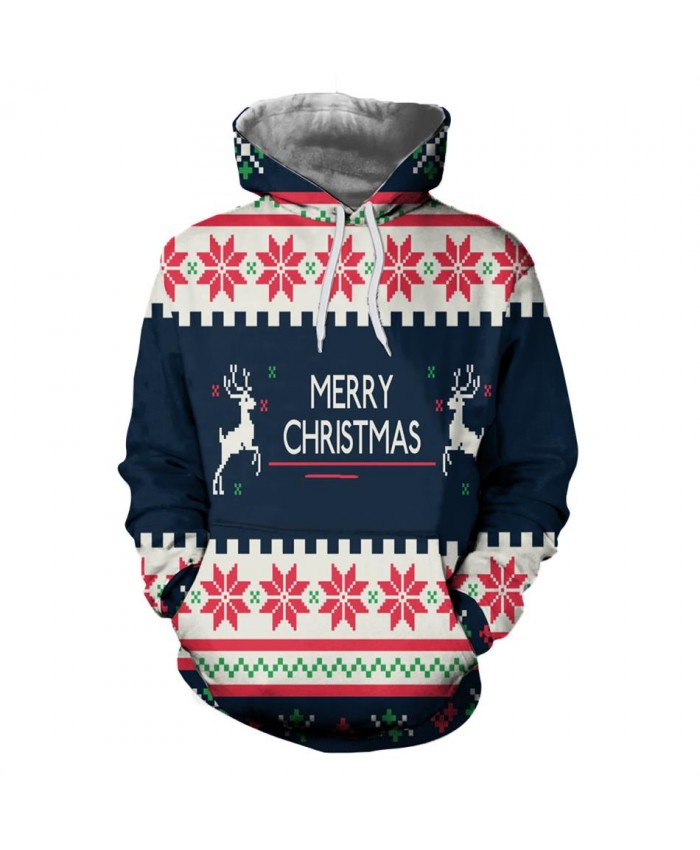 2019 Merry Christmas Men Women 3D Sweatshirts Hoodies Funny Santa Hoody Fashion Brand Clothing Hoodie Tops