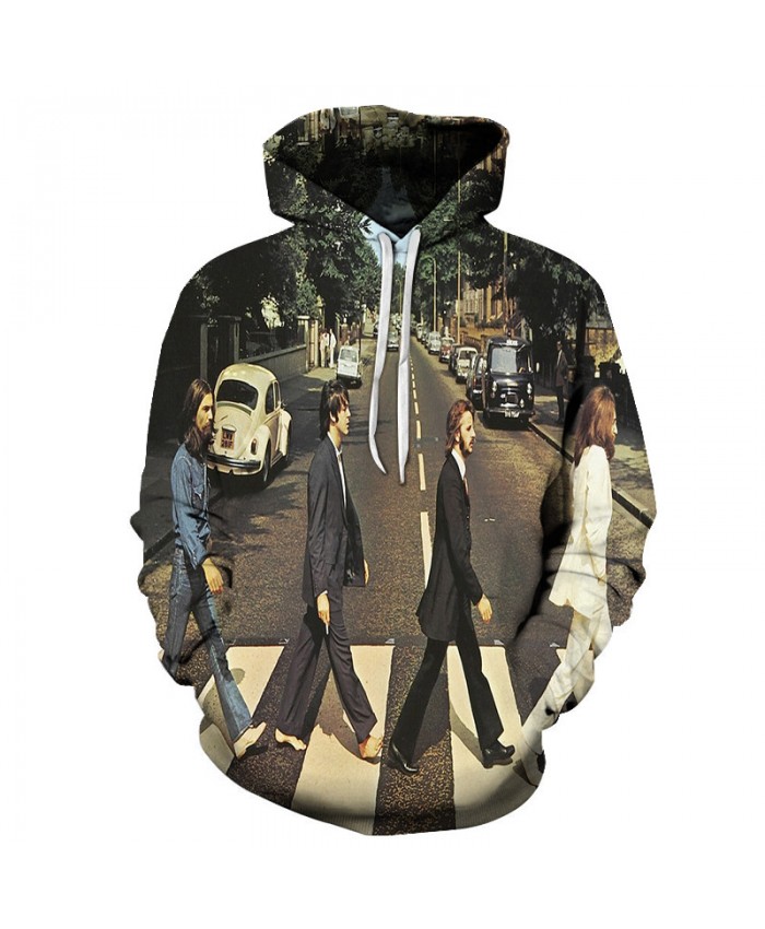 Hot Print Hoodies Rock 3D Men Pullover Tracksuits Spring Summer Sweatshirt Unisex Brand Drop Ship Long Sleeve